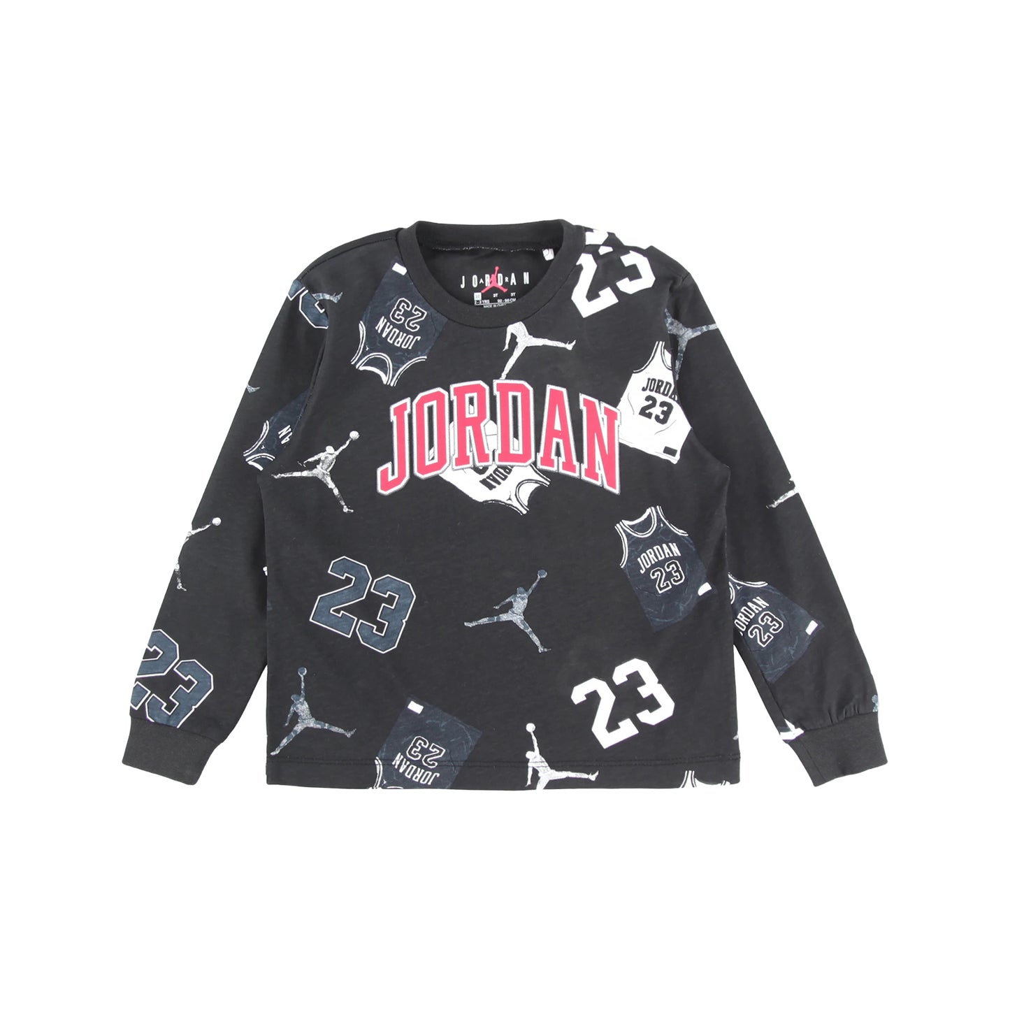 トドラー(90-100cm) セット商品 JORDAN(ジョーダン) JDN MJ 23 JERSEY LS PANT SET