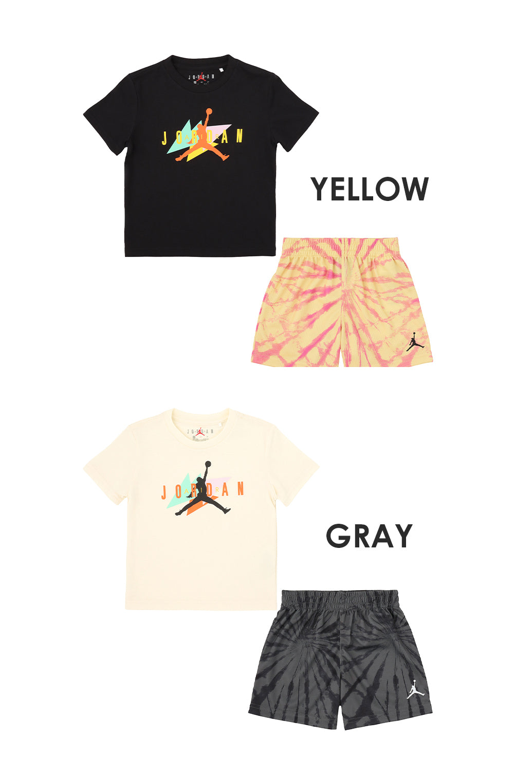 トドラー(90-100cm) セット商品 JORDAN(ジョーダン) JDB FESTIVAL TIE