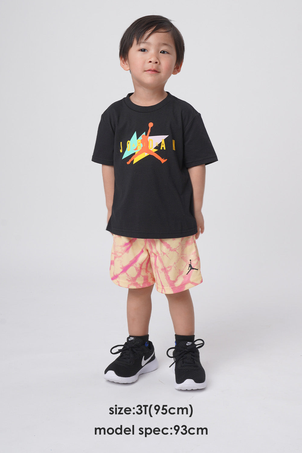 ジョーダン　【希少】ホームステッドシェイド  ニュートープ(NT) トドラー(90-100cm) セット商品 JORDAN(ジョーダン) JDB FESTIVAL TIE