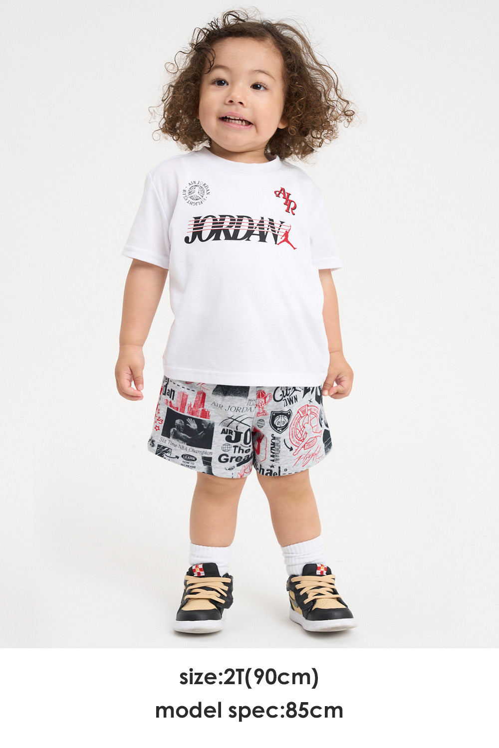 トドラー(90-100cm)  JORDAN(ジョーダン) セットアップ JDB JRDN SPORTS CLUB SHORT SET