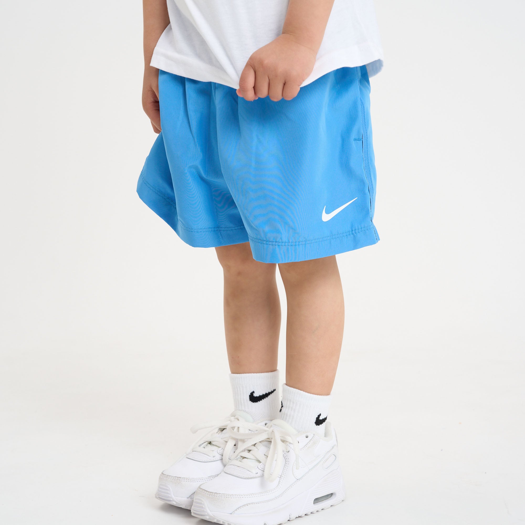 Nike ライトブルー ショートパンツ 新品タグ付き トドラー(90-100cm) ショートパンツ NIKE(ナイキ) NKB B NK DF ICON