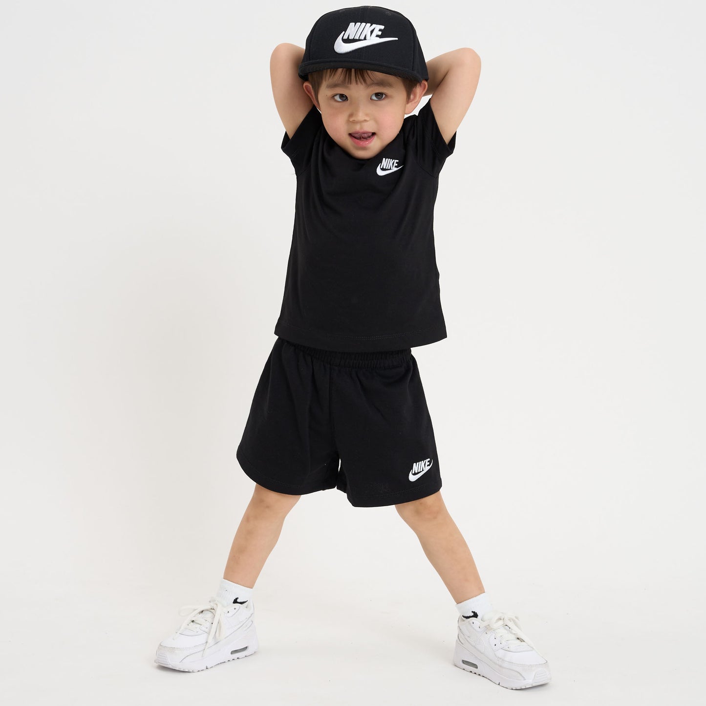 トドラー(90-100cm) セット商品 NIKE(ナイキ) NKN CLUB LBR KNIT SHORT SET