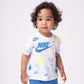 トドラー(90-100cm)  NIKE(ナイキ) セットアップ NKN N NSW AOP LT WT FT SHORT S