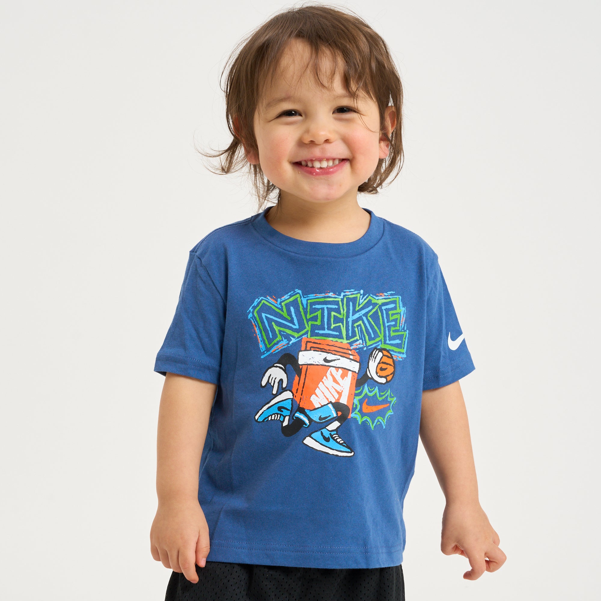 トドラー(90-100cm) NIKE(ナイキ) 半袖Tシャツ NKB CHALKY BOXY BBALL