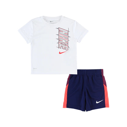 トドラー(90-100cm) セット商品 NIKE(ナイキ) NKB DF NIKE BLOCK TE SHORT SET