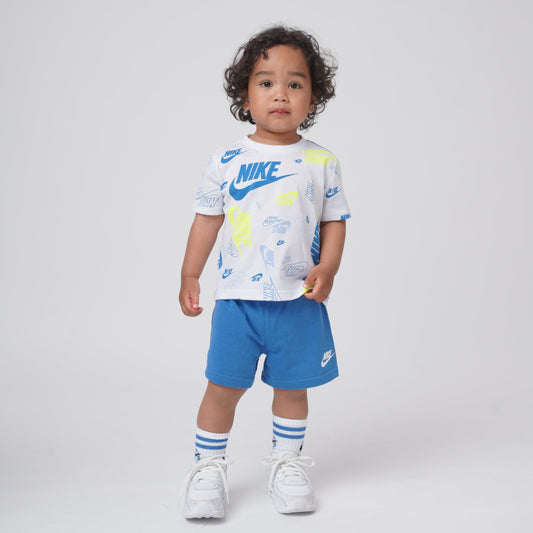 トドラー(90-100cm)  NIKE(ナイキ) セットアップ NKN N NSW AOP LT WT FT SHORT S