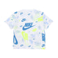 トドラー(90-100cm)  NIKE(ナイキ) セットアップ NKN N NSW AOP LT WT FT SHORT S