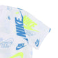 トドラー(90-100cm)  NIKE(ナイキ) セットアップ NKN N NSW AOP LT WT FT SHORT S