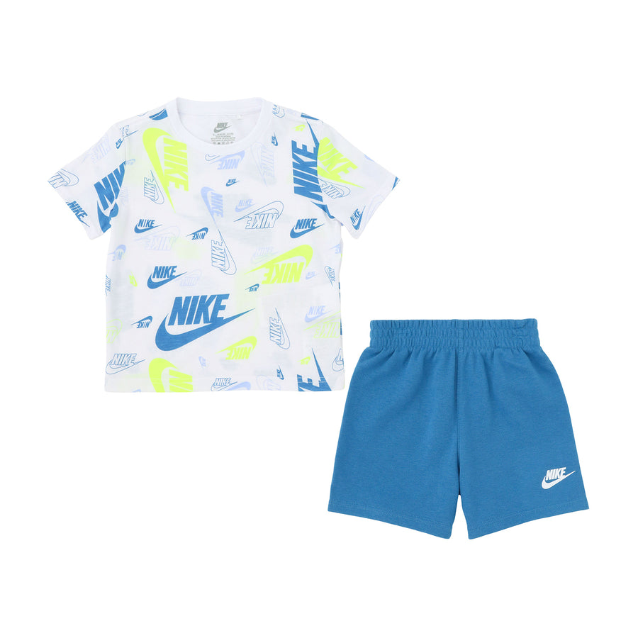 トドラー(90-100cm)  NIKE(ナイキ) セットアップ NKN N NSW AOP LT WT FT SHORT S