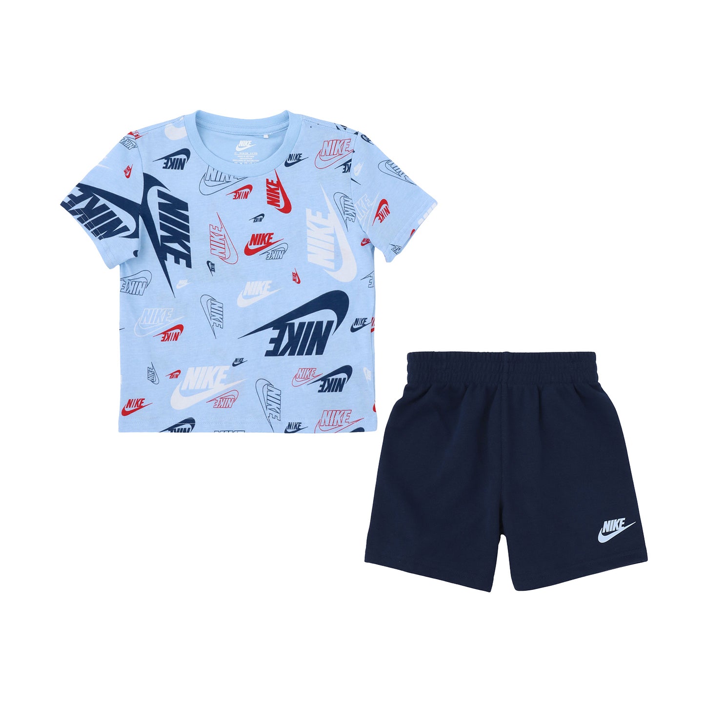 トドラー(90-100cm)  NIKE(ナイキ) セットアップ NKN N NSW AOP LT WT FT SHORT S