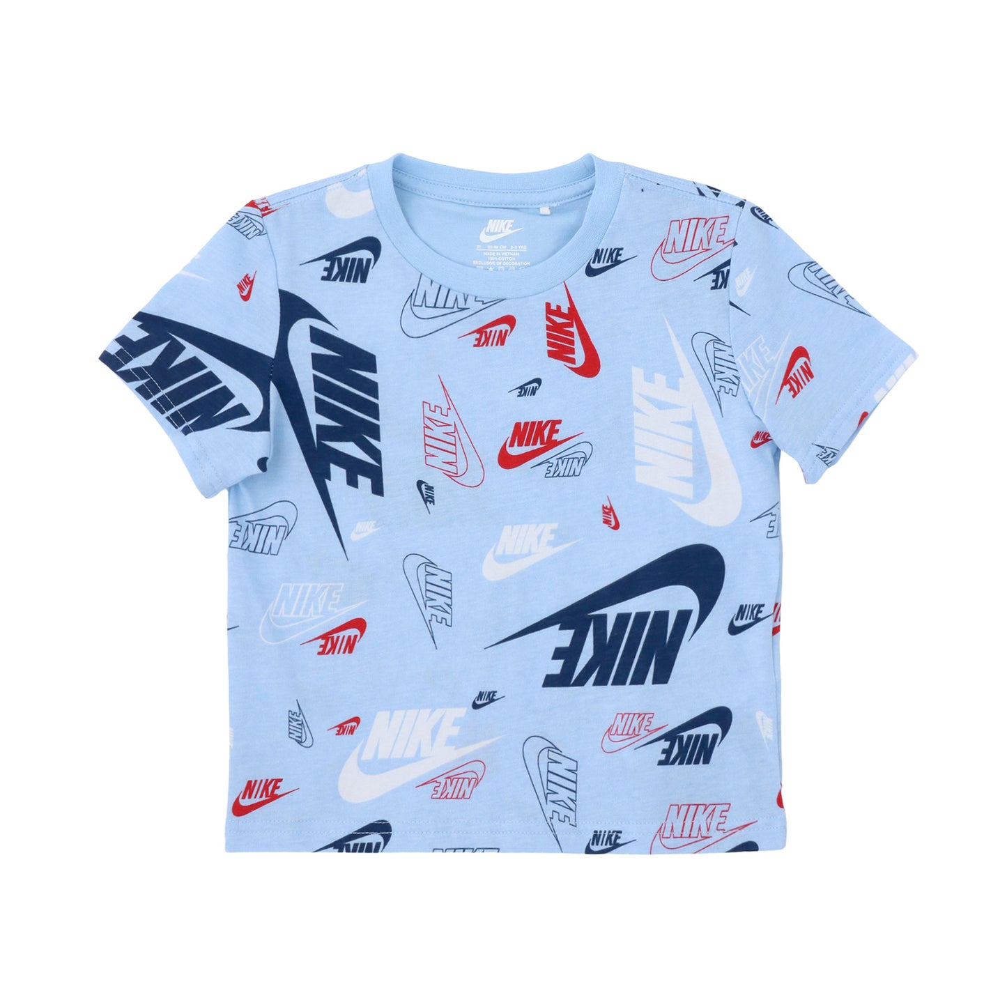 トドラー(90-100cm)  NIKE(ナイキ) セットアップ NKN N NSW AOP LT WT FT SHORT S