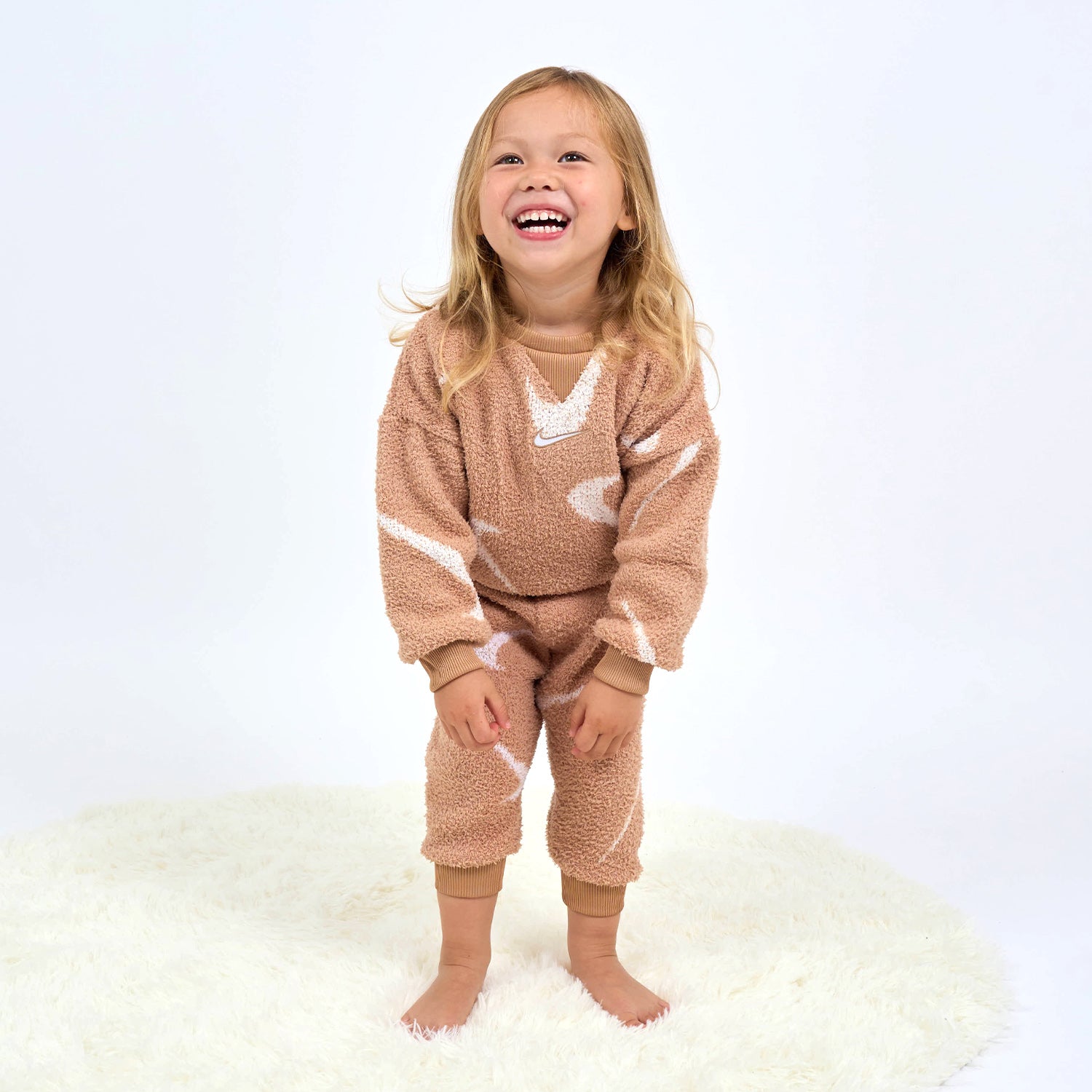 こどもブティック　セット トドラー(90-100cm) セット商品 NIKE(ナイキ) NKN BOUCLE JACQUARD PO