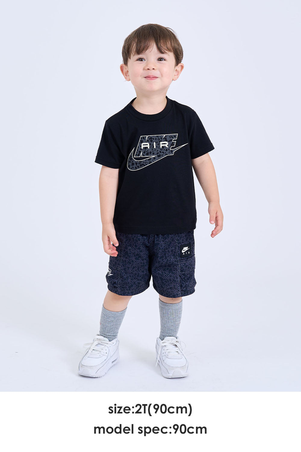 トドラー(90-100cm)  NIKE(ナイキ) セットアップ NKB B NK AIR AOP CARGO SHORT S