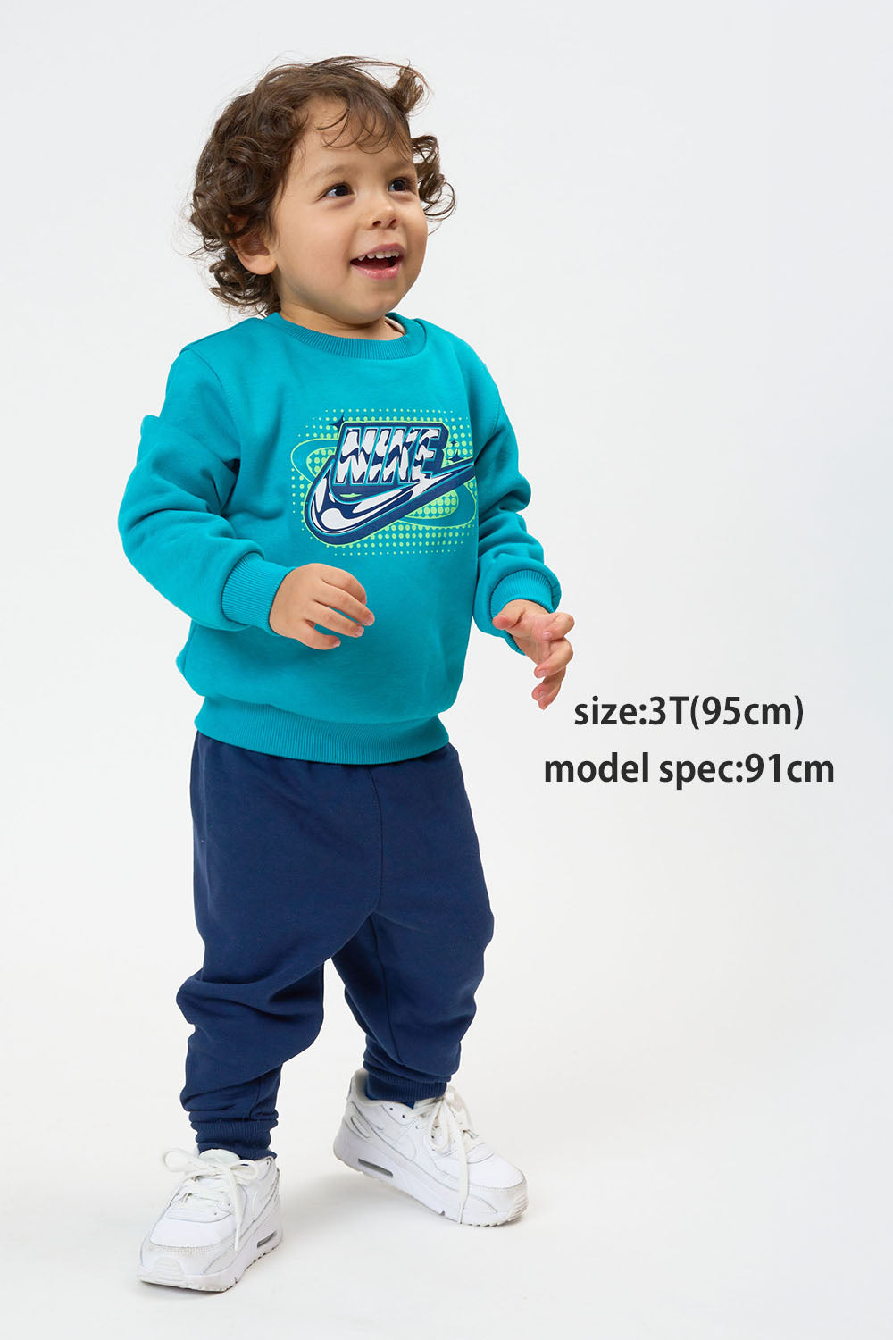 トドラー(90-100cm)  NIKE(ナイキ) セットアップ NKB B NSW BRAND A FLC CREW SET