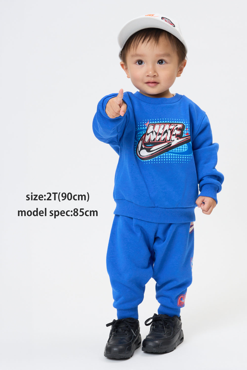 トドラー(90-100cm)  NIKE(ナイキ) セットアップ NKB B NSW BRAND A FLC CREW SET