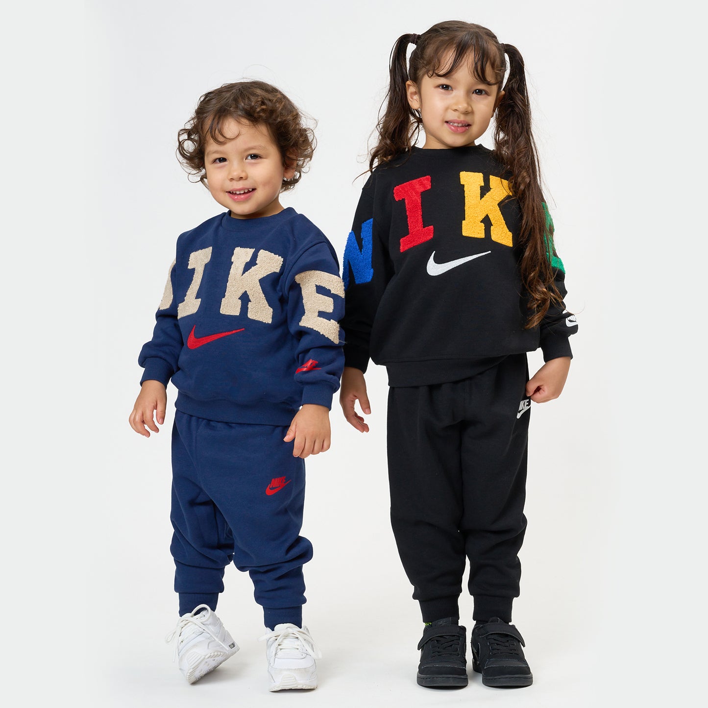 トドラー(90-100cm)  NIKE(ナイキ) セットアップ NKN FLEECE CREW JOGGER SET