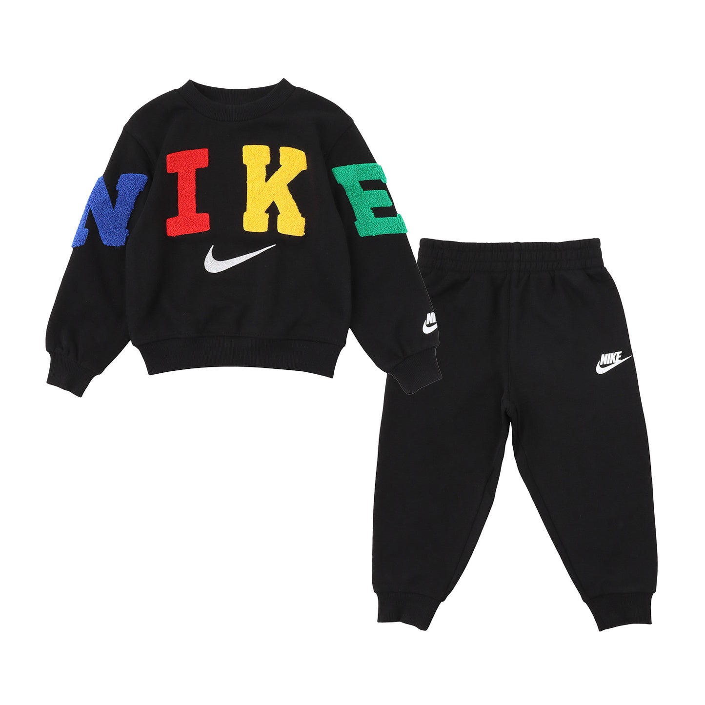 トドラー(90-100cm)  NIKE(ナイキ) セットアップ NKN FLEECE CREW JOGGER SET