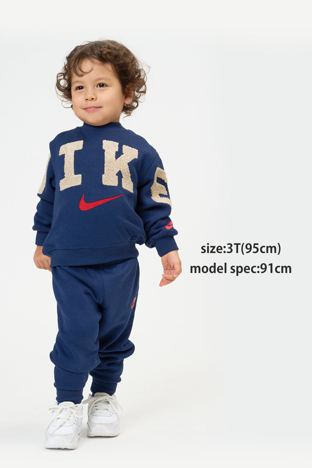 トドラー(90-100cm)  NIKE(ナイキ) セットアップ NKN FLEECE CREW JOGGER SET