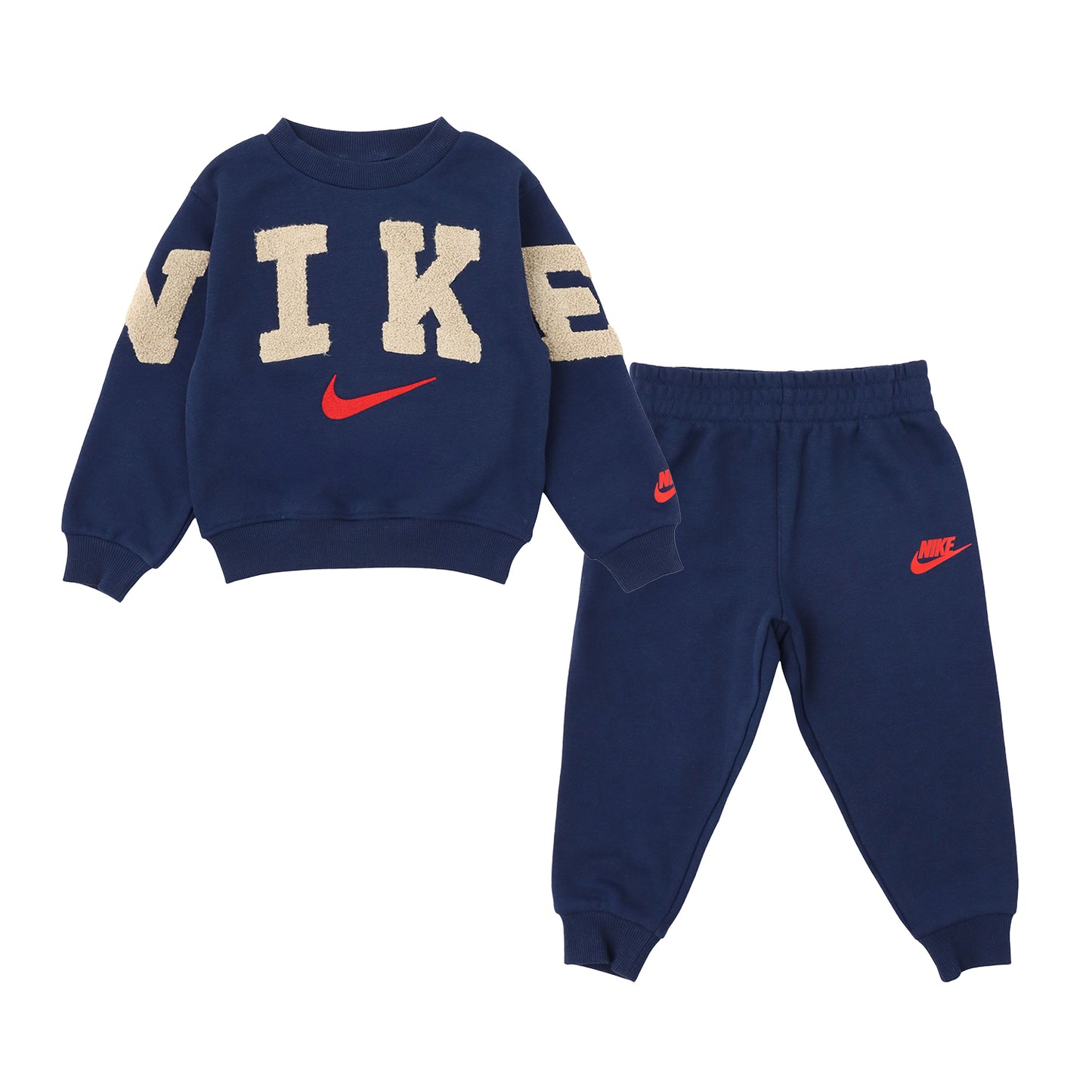トドラー(90-100cm)  NIKE(ナイキ) セットアップ NKN FLEECE CREW JOGGER SET