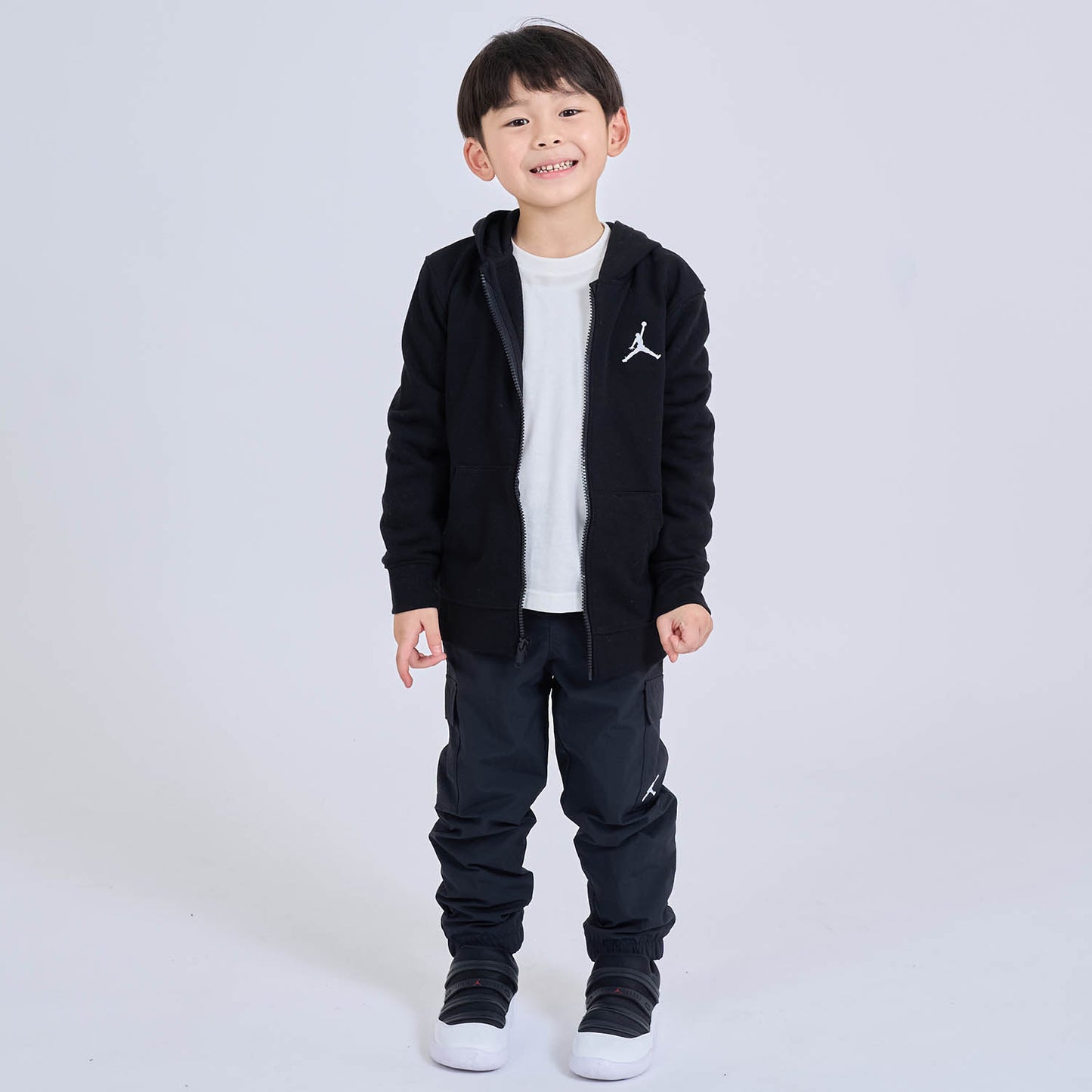キッズ(105-120cm) アウター JORDAN(ジョーダン) JDB MJ ESSENTIALS FT FZ HOODIE