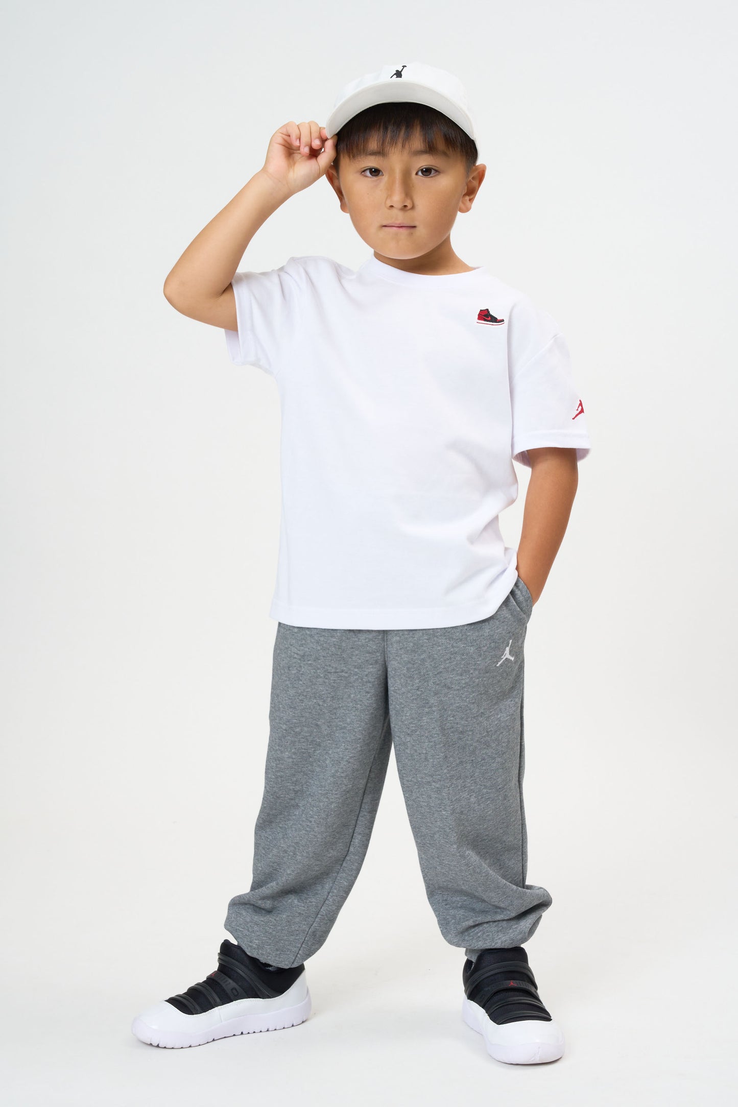 キッズ(105-120cm) Tシャツ JORDAN(ジョーダン) JDB AJ1 PATCH S/S TEE
