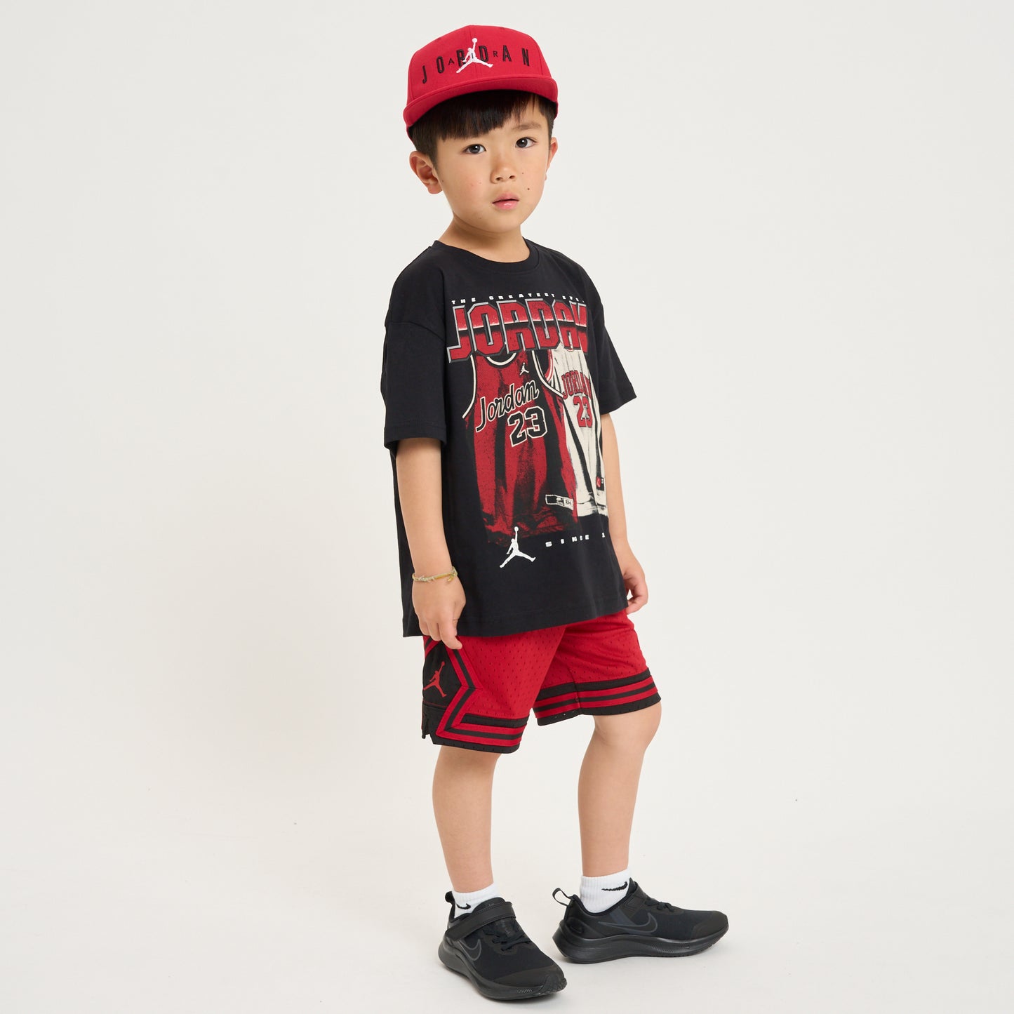 【公式限定】キッズ(105-120cm)  JORDAN(ジョーダン) ハーフパンツ JDB MJ DF SPORT DIAMOND SHORT