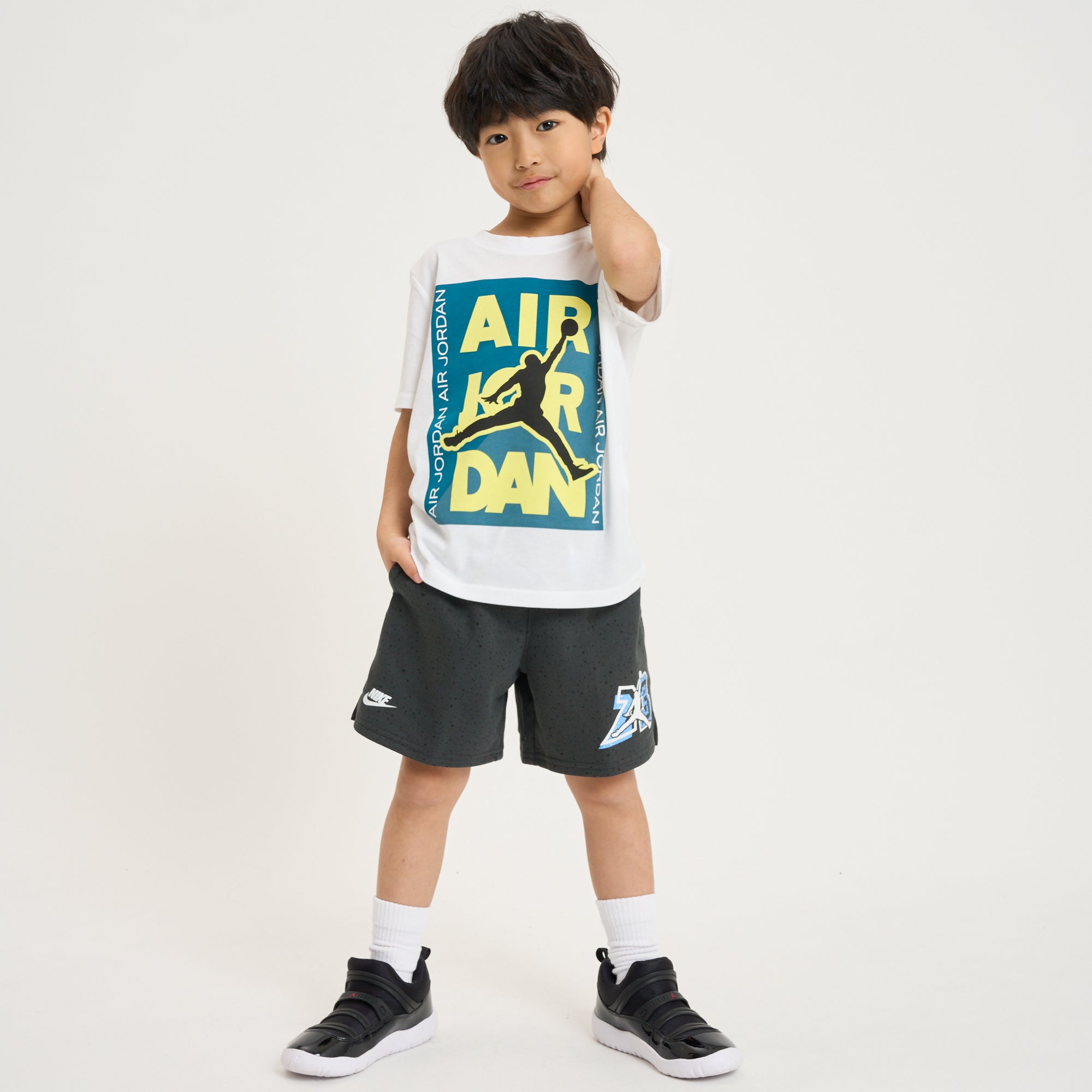 公式限定】キッズ(105-120cm) JORDAN(ジョーダン) ハーフパンツ JDB IN