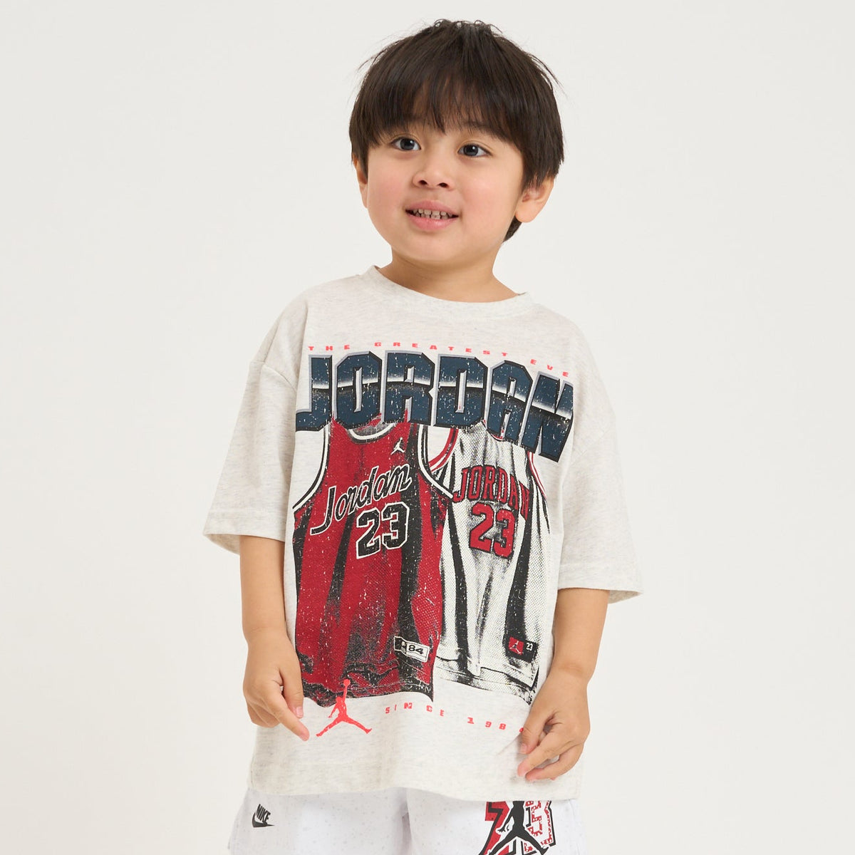 キッズ(105-120cm) JORDAN(ジョーダン) 半袖Tシャツ JDB HOME AND AWAY
