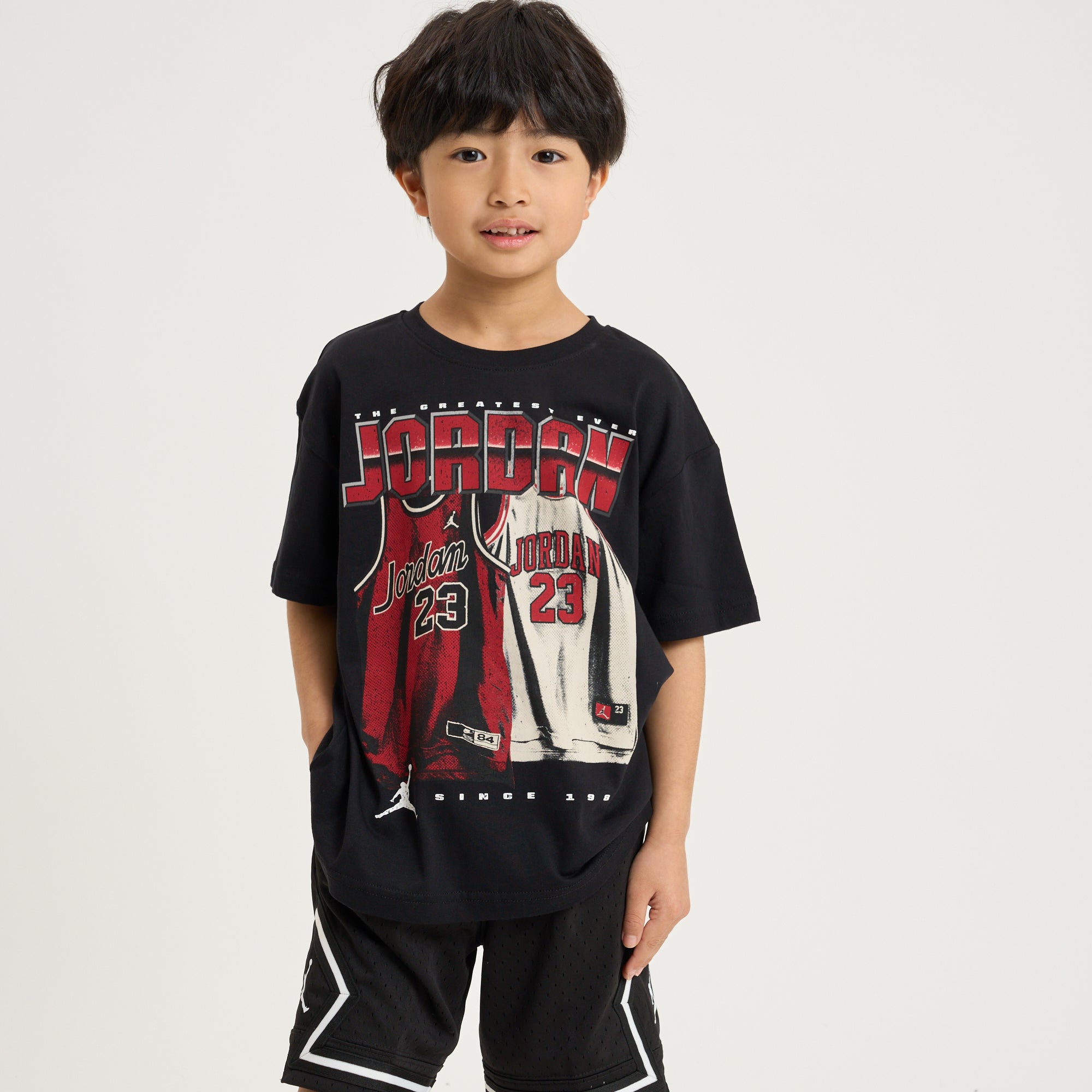 キッズ(105-120cm) JORDAN(ジョーダン) 半袖Tシャツ JDB HOME AND AWAY