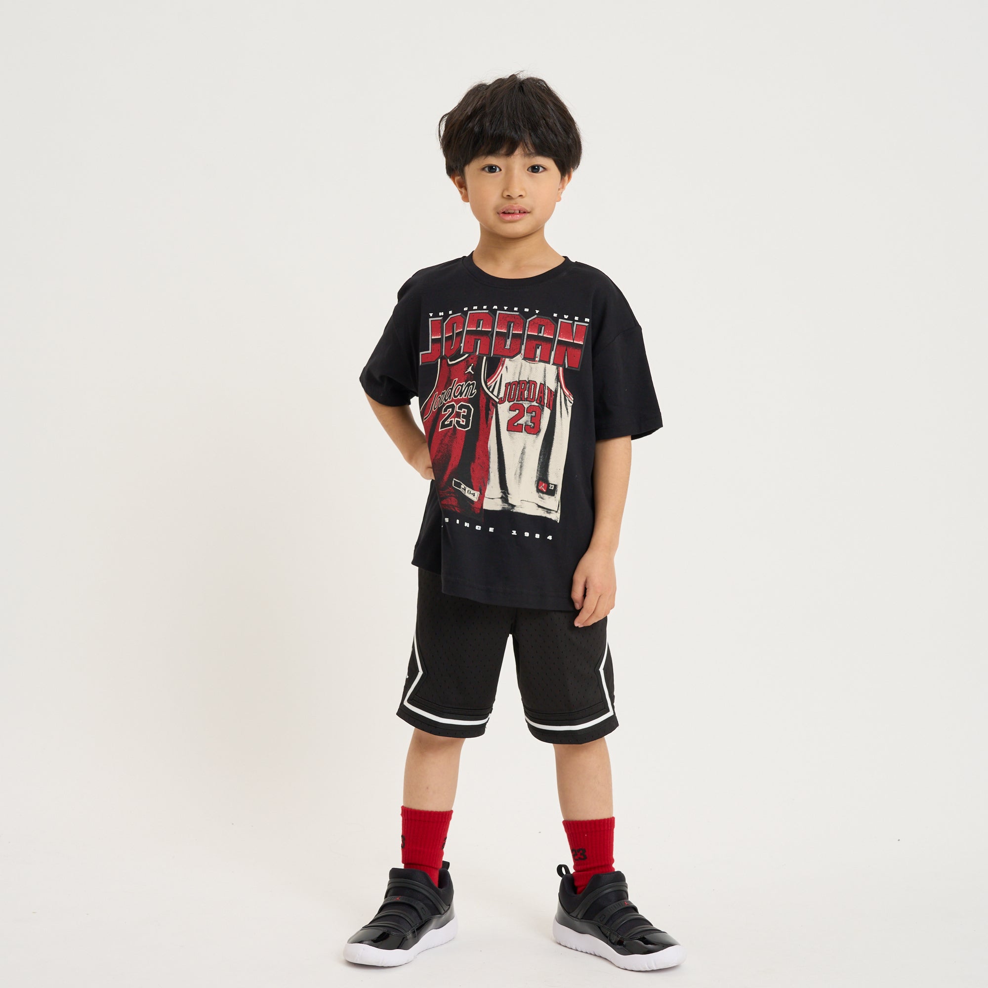 キッズ(105-120cm) JORDAN(ジョーダン) 半袖Tシャツ JDB HOME AND AWAY