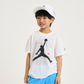 【公式限定】キッズ(105-120cm)  JORDAN(ジョーダン) 半袖Tシャツ JDB JUMPMAN GRID BLUR