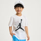 【公式限定】キッズ(105-120cm)  JORDAN(ジョーダン) 半袖Tシャツ JDB JUMPMAN GRID BLUR