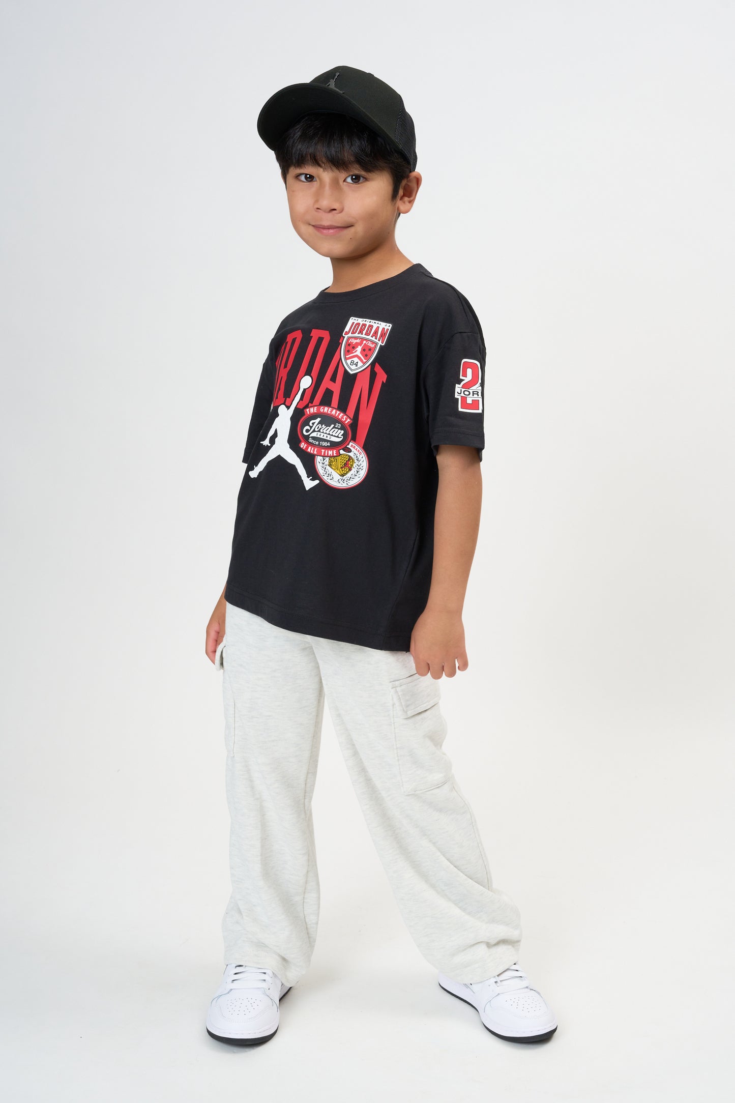 キッズ(105-120cm)  JORDAN(ジョーダン) 半袖Tシャツ JDB I23 HIGHWAY ARCH SS TEE