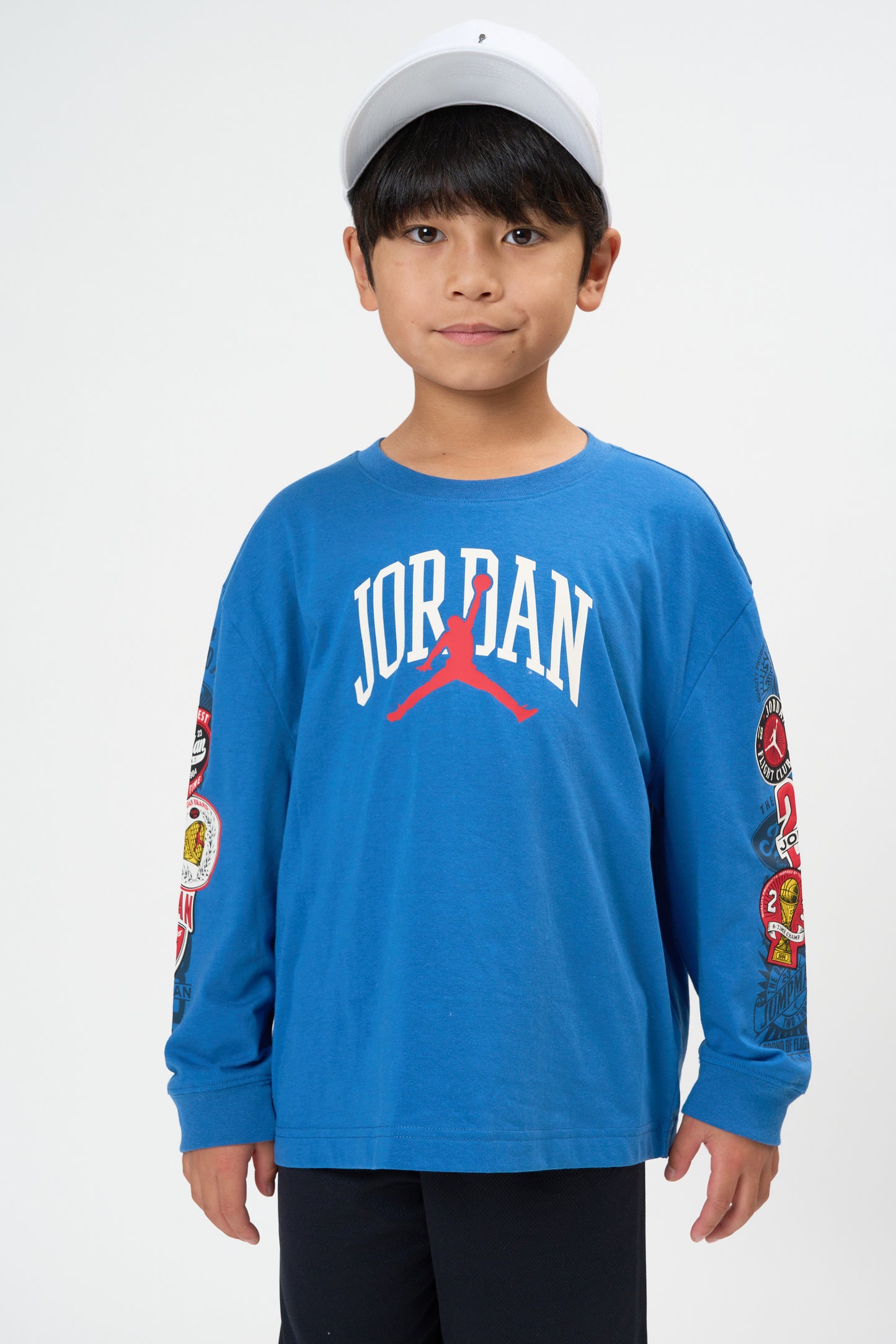 キッズ(105-120cm)  JORDAN(ジョーダン) 長袖Tシャツ JDB I23 HIGHWAY ARCH LS TEE