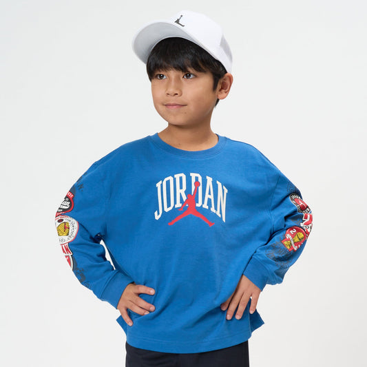 キッズ(105-120cm)  JORDAN(ジョーダン) 長袖Tシャツ JDB I23 HIGHWAY ARCH LS TEE