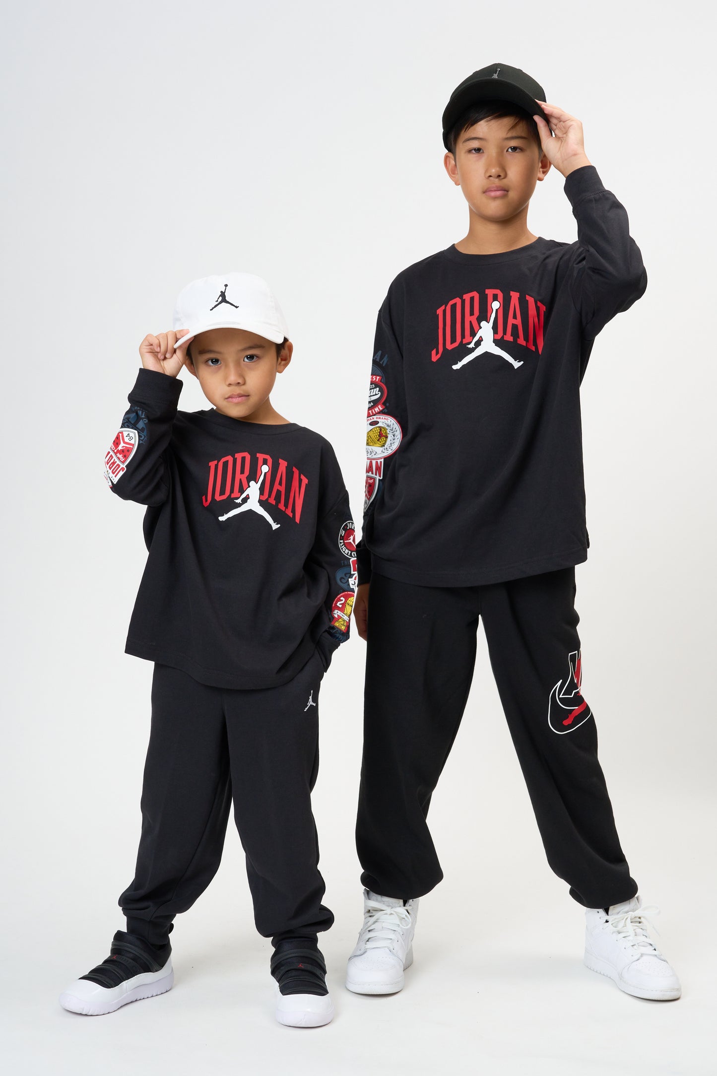 キッズ(105-120cm)  JORDAN(ジョーダン) 長袖Tシャツ JDB I23 HIGHWAY ARCH LS TEE