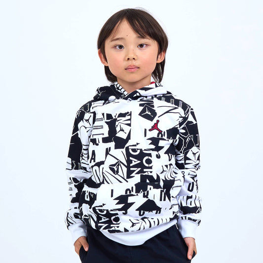 キッズ(105-120cm) トレーナー/パーカー JORDAN(ジョーダン) JDB ESSENTIALS AOP PO