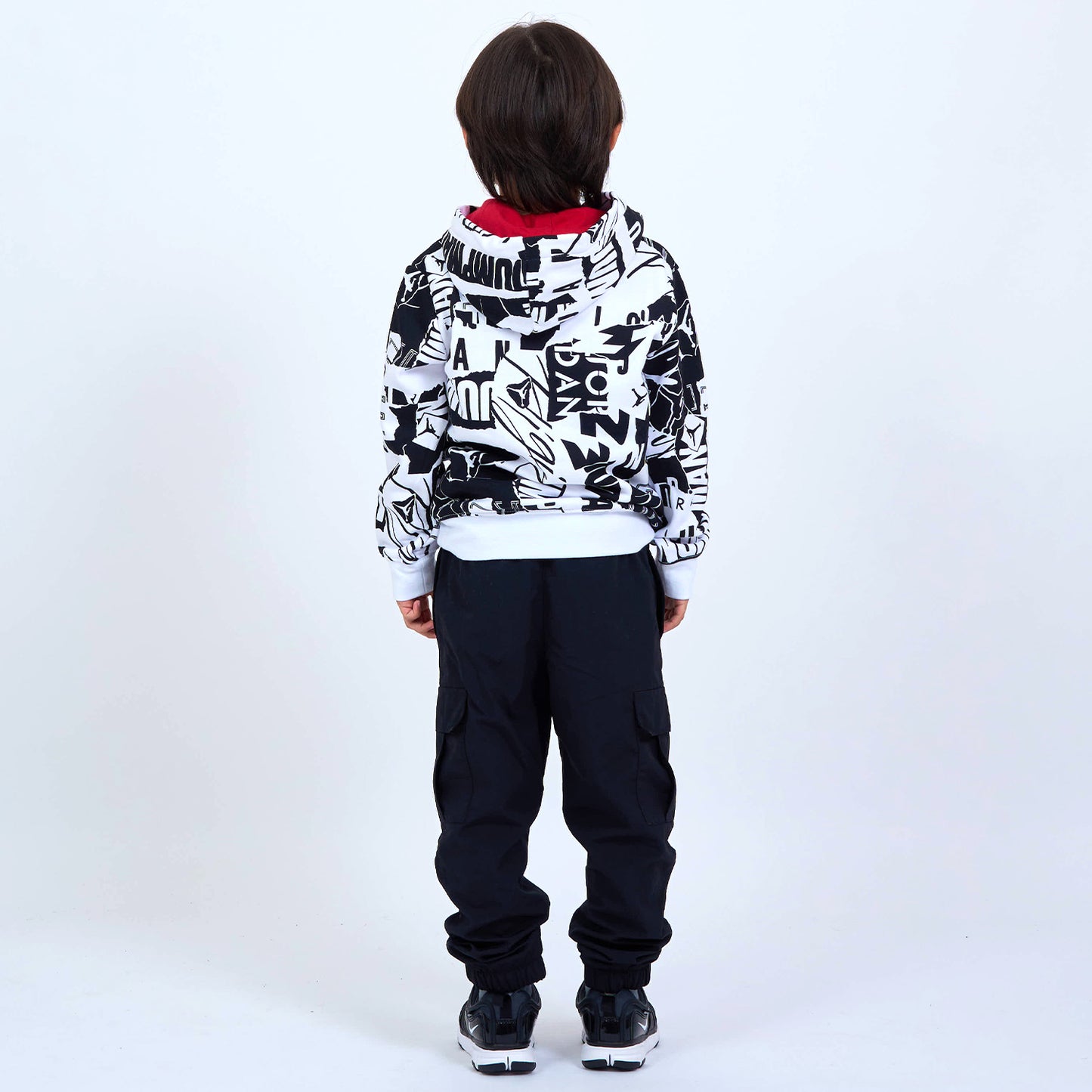 キッズ(105-120cm) トレーナー/パーカー JORDAN(ジョーダン) JDB ESSENTIALS AOP PO