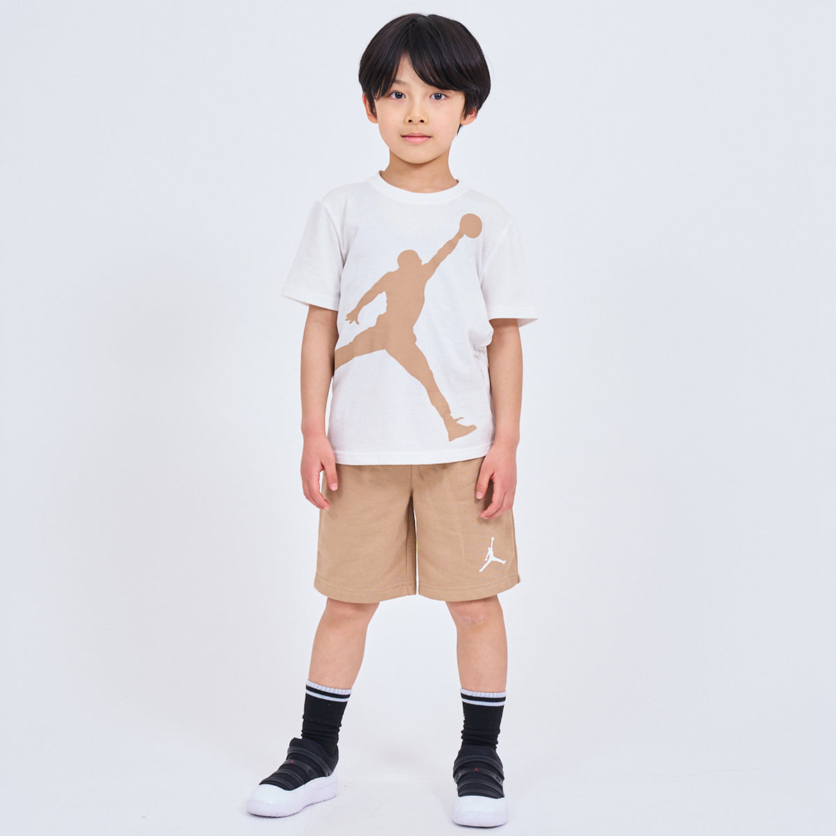【公式限定】キッズ(105-120cm) セット商品 JORDAN(ジョーダン) JDB JUMBO JUMPMAN SHORT SET