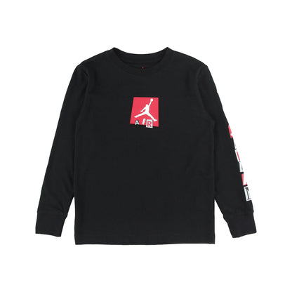 キッズ(105-120cm) Tシャツ JORDAN(ジョーダン) JDB AIR STACKED L/S TEE