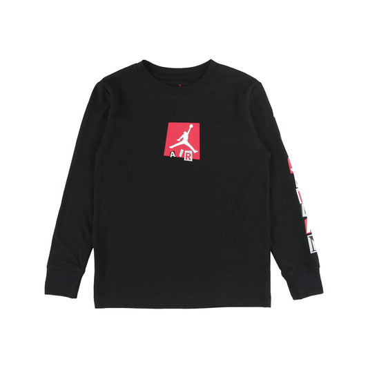 キッズ(105-120cm) Tシャツ JORDAN(ジョーダン) JDB AIR STACKED L/S TEE