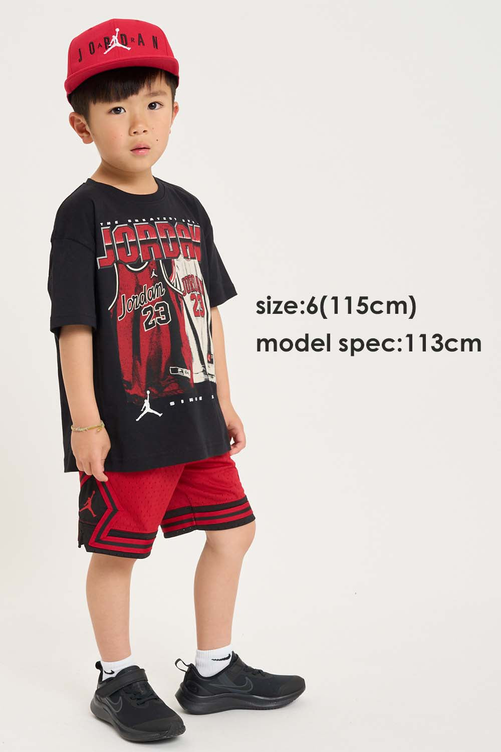 【公式限定】キッズ(105-120cm)  JORDAN(ジョーダン) ハーフパンツ JDB MJ DF SPORT DIAMOND SHORT