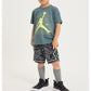 キッズ(105-120cm)  JORDAN(ジョーダン) ハーフパンツ JDB MJ AOP SPORT DIAMOND SHORT