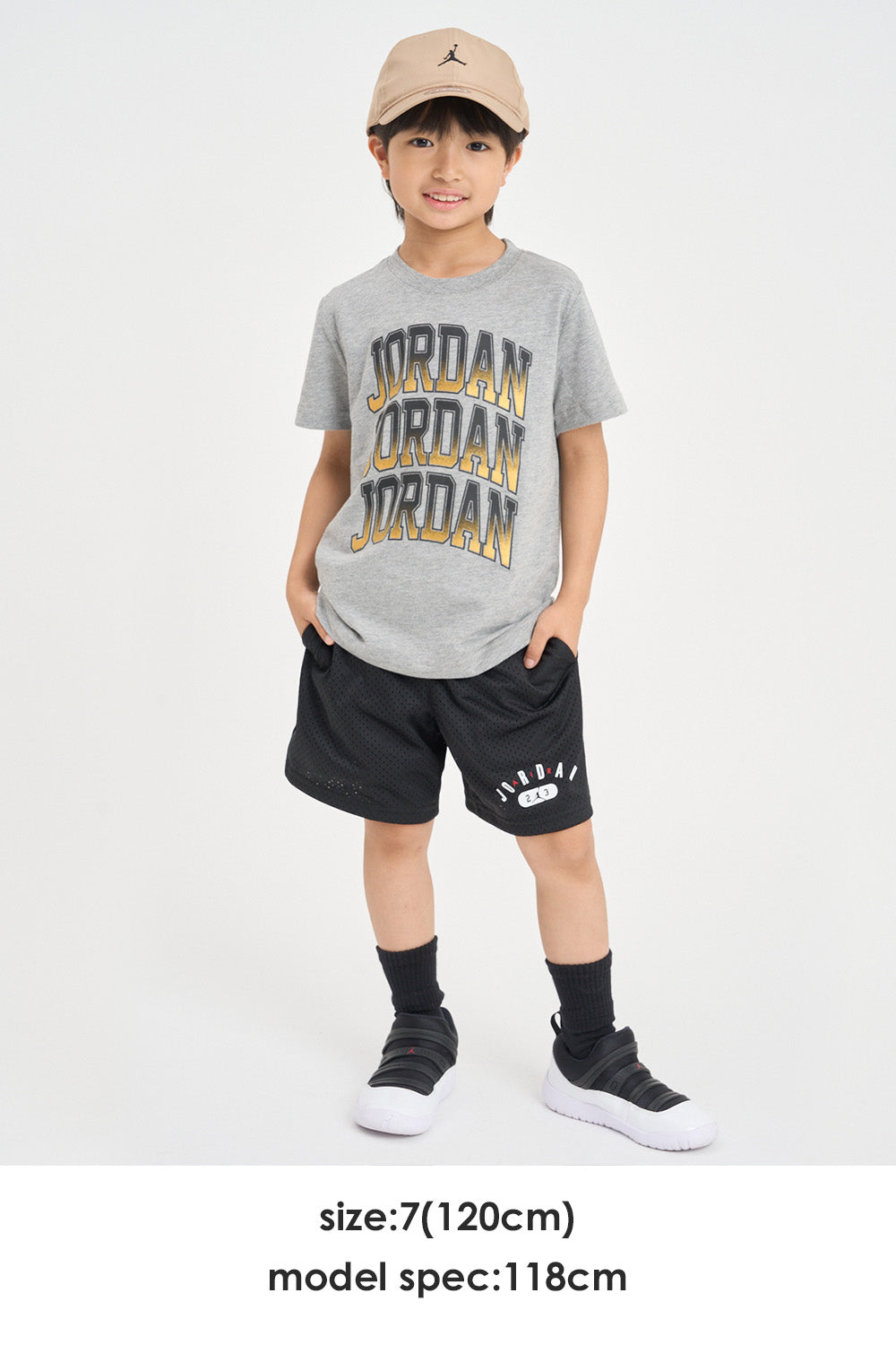 キッズ(105-120cm) Tシャツ JORDAN(ジョーダン) JDB JORDAN 3K SS TEE