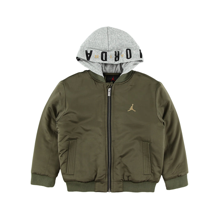 キッズ(105-120cm)  JORDAN(ジョーダン) ジャケット JDN BIG LOGO HOODED BOMBER