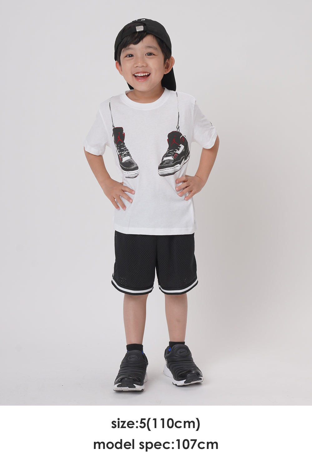 キッズ(105-120cm)  JORDAN(ジョーダン) ハーフパンツ JDB TAPING MESH SHORT
