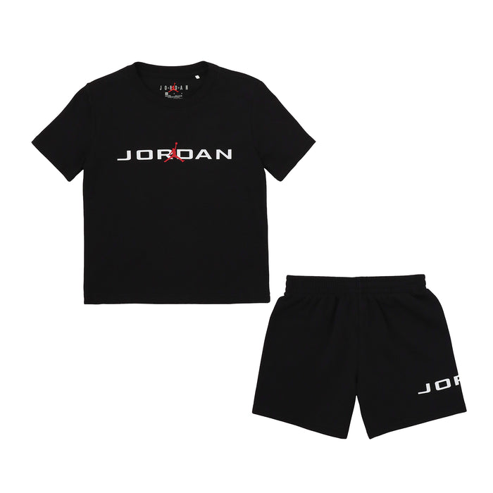 【公式限定】キッズ(105-120cm)  JORDAN(ジョーダン) セットアップ JDB MJ STRETCH HBR FLC SHORT S