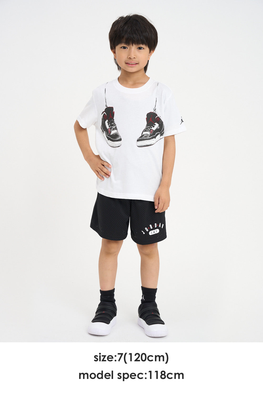 キッズ(105-120cm) JORDAN(ジョーダン) 半袖Tシャツ JDB AJ3 SHOE
