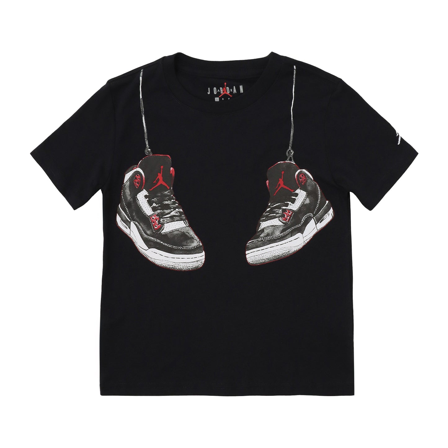 キッズ(105-120cm)  JORDAN(ジョーダン) 半袖Tシャツ JDB AJ3  SHOE STRINGS