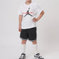 【公式限定】キッズ(105-120cm)  JORDAN(ジョーダン) 半袖Tシャツ JDN FLIGHT ESSENTIALS SCRIPT